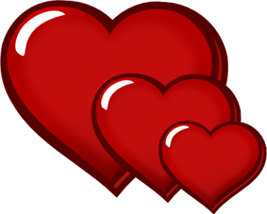 Red Hearts Clip Art - ClipArt Best
