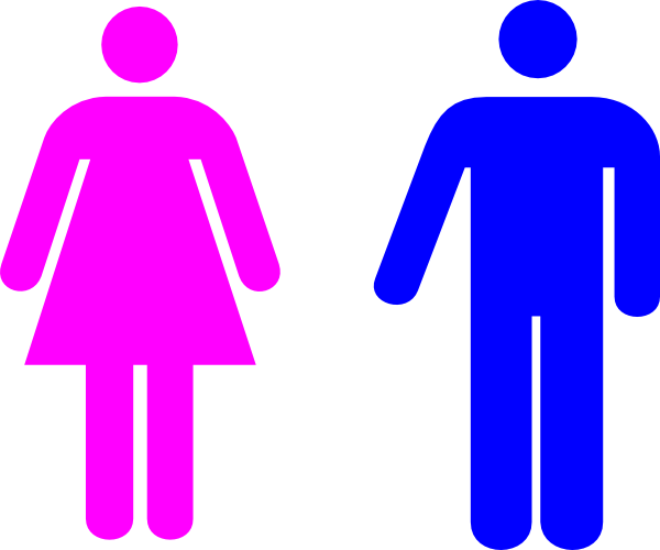 Man And Woman (heterosexual) Icon clip art - vector clip art ...