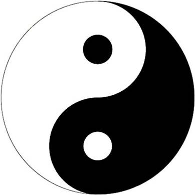 Cardigan: "Ying" and "Yang"- The ancient Chinese philosophy