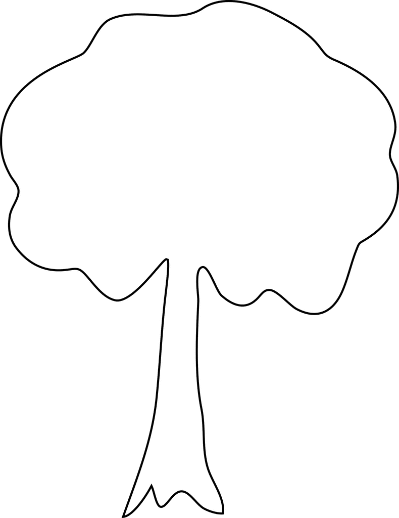 Symmetry, Tree With No | ClipArt ETC