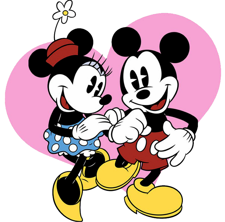 Classic Mickey & Minnie Clipart