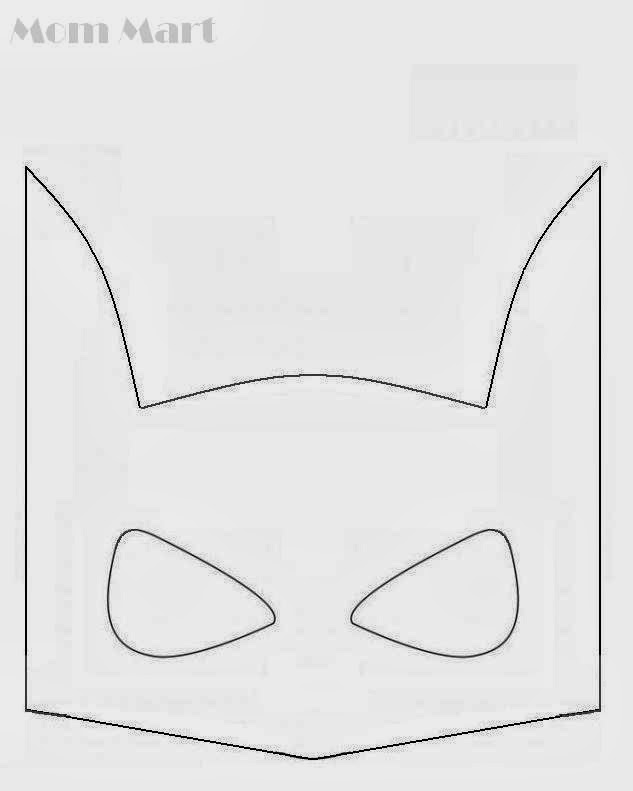 Batman Mask Template - Cliparts.co