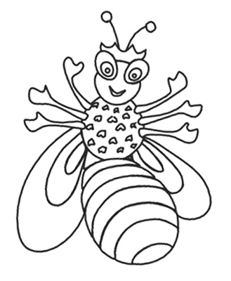 Bumble Bee Coloring Page Printable for Kids | Just Free Image ...
