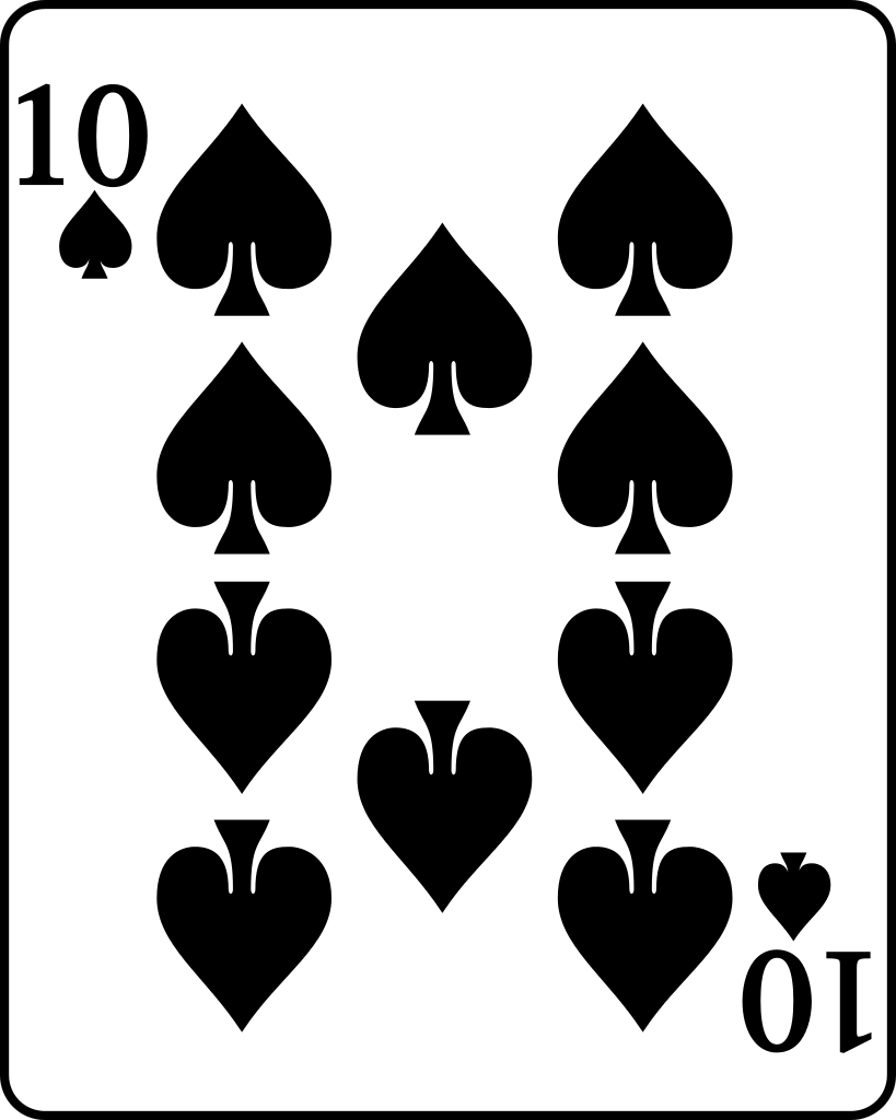 File:Playing card spade 10.svg - Wikimedia Commons