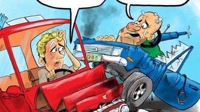 car accident cartoon Tagged Cartoons