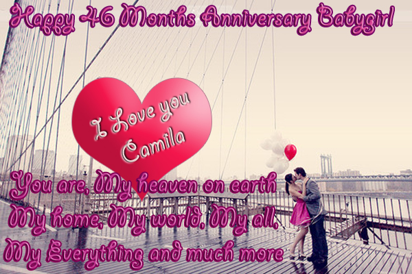 HAPPY 46 MONTHS ANNIVERSARY MY CAMILA | Camila and Anas Ahmed
