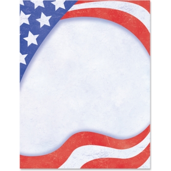 Patriotic PaperFrames Border Papers by PaperDirect