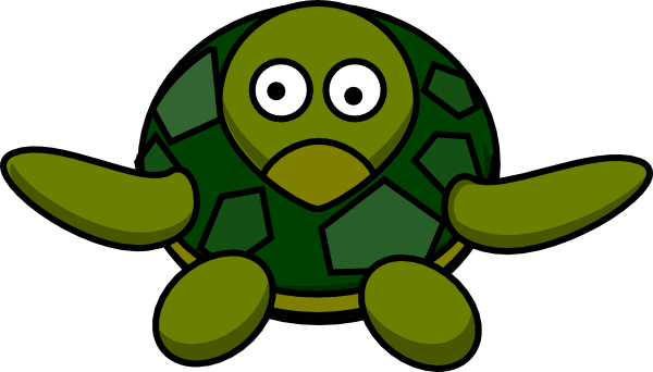Cute Turtle clip art - vector clip art online, royalty free ...