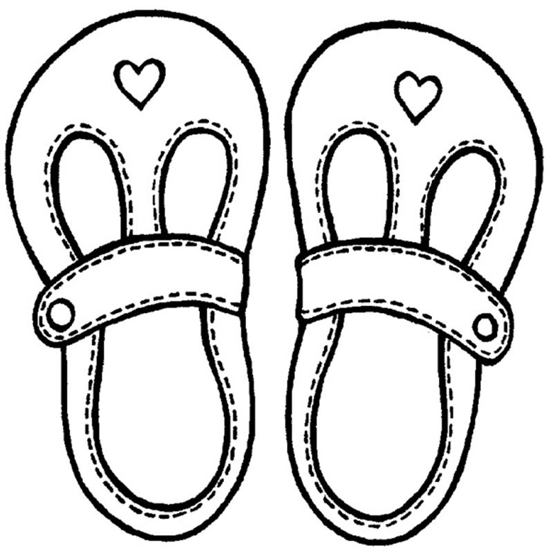 Personal Impressions Babys Shoes Rubber Stamp | Hobbycraft