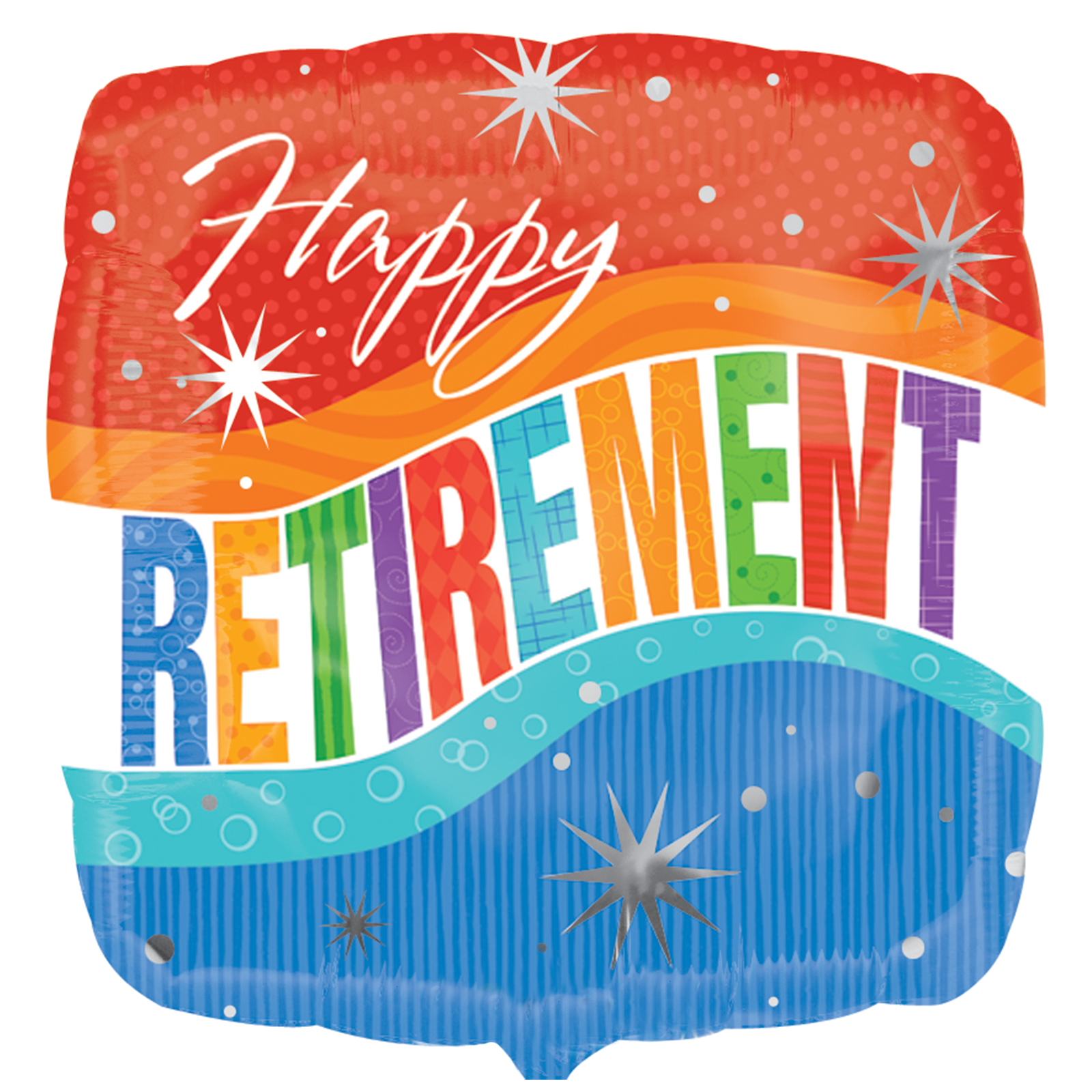 Happy Retirement Sparkle - Foil Balloon | ThePartyWorks