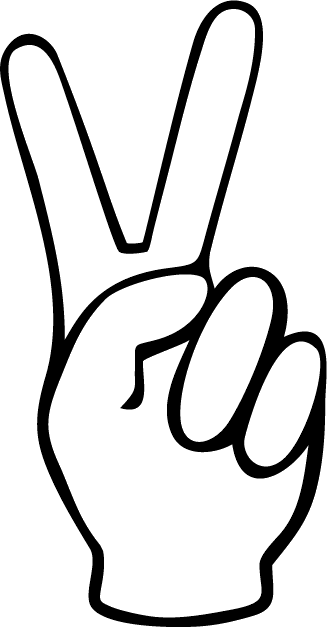 Peace Finger Gif images