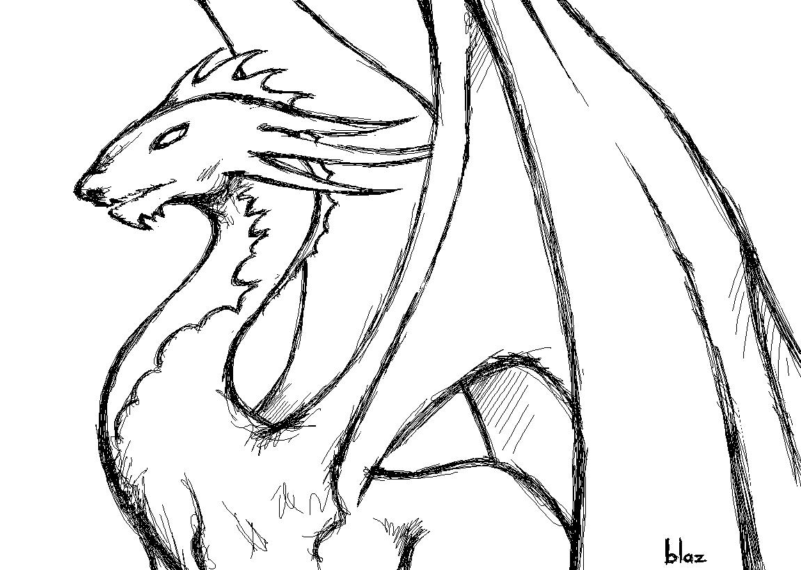 Best Easy Dragon Drawings Download Wallpaper, HQ Backgrounds | HD ...
