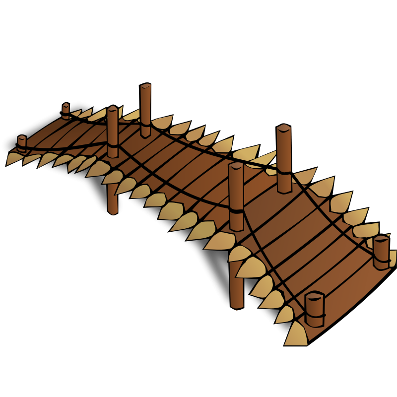 RPG Map Symbols: Wooden Bridge Clip Art Download