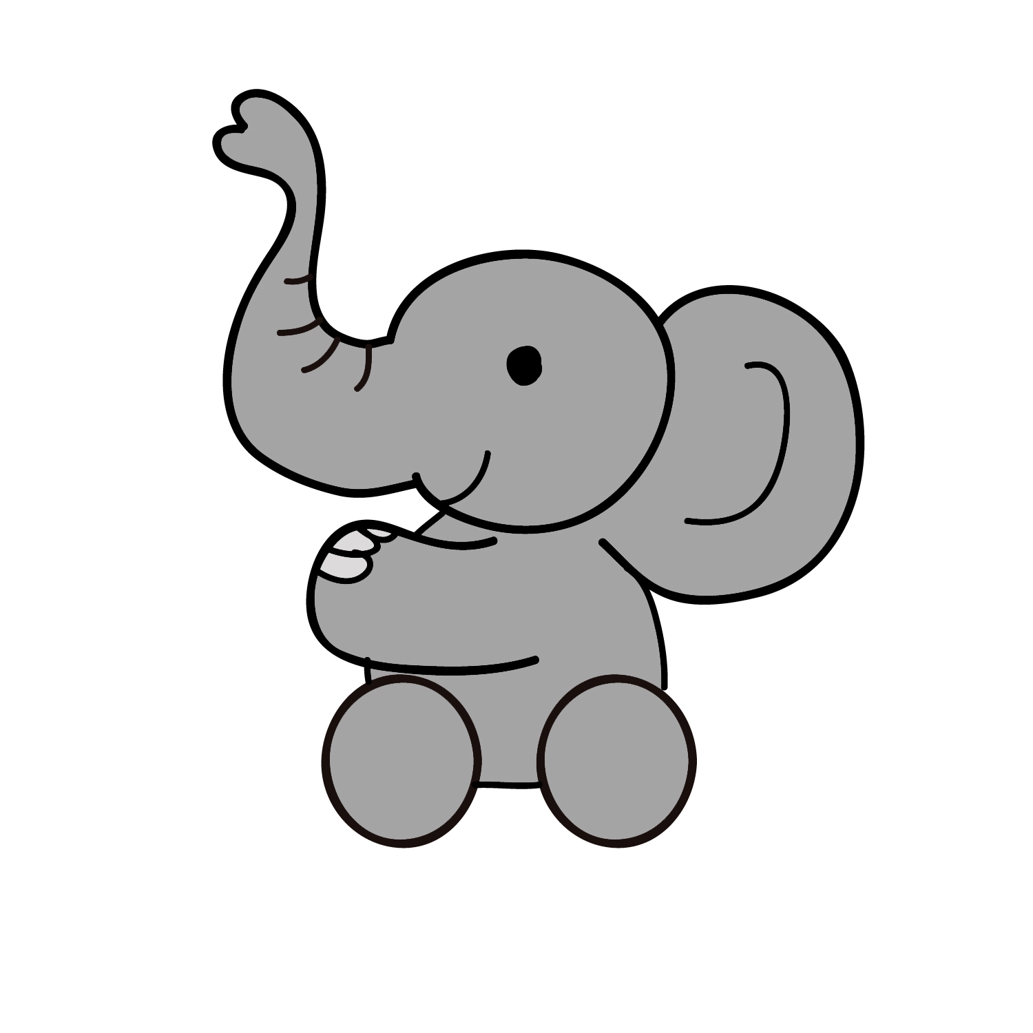 free clip art elephant cartoon - photo #43
