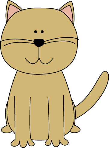Cute Cartoon Cat Clip Art - Cute Cartoon Cat Image