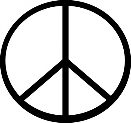 Peace Symbol clip art Vector clip art - Free vector for free download