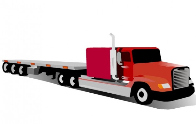 Container Truck clip art Vector | Free Download