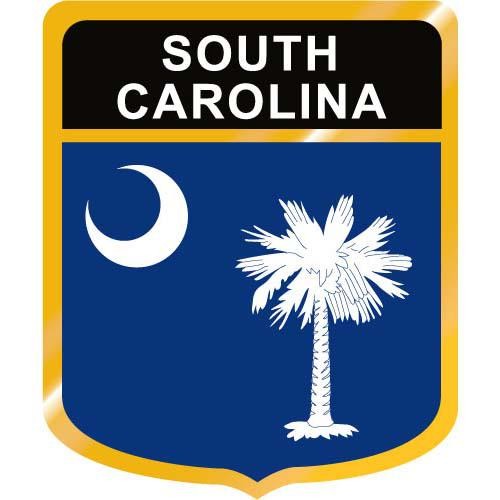 South Carolina Flag Crest Clip Art