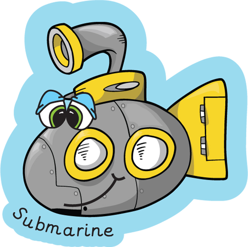 Toon Submarine | Sarah's Nursery Signs