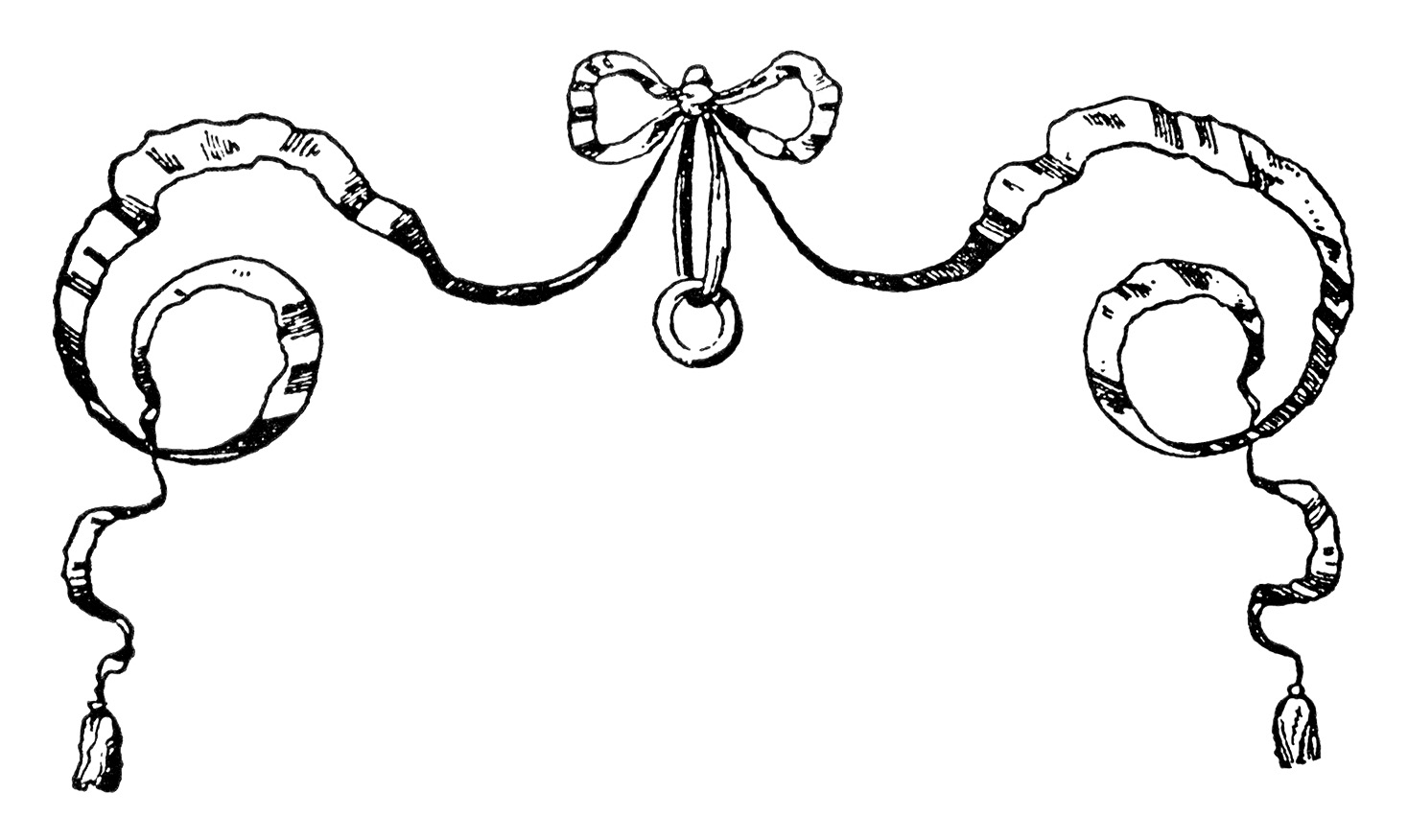 Vintage Ribbons and Bows ~ Free Clip Art | Old Design Shop Blog
