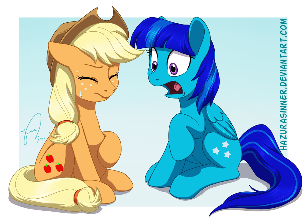 Stardust and Applejack The Babies are Comin by Stardust00 on ...