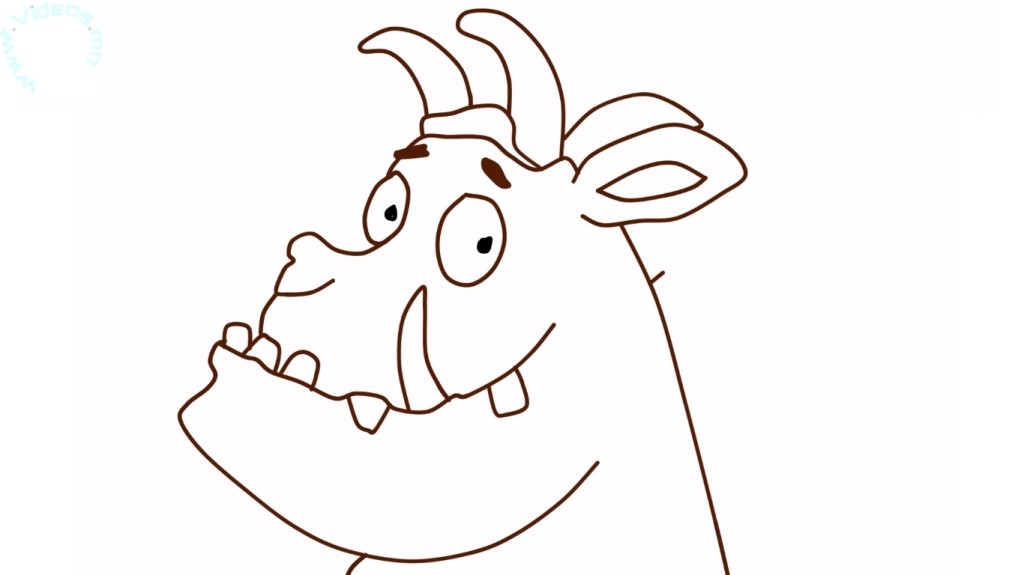 How to draw Gruffalo from The Gruffalo | Videos.