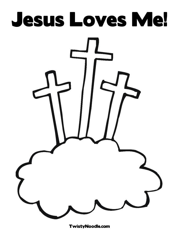 Free Printable Coloring Pages Jesus Loves Me