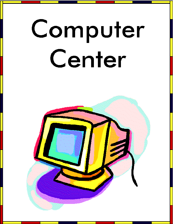A to Z Kids Stuff Center Sign Computer