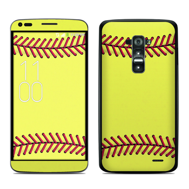 LG G3 Flex Skin - Softball by DecalGirl Collective | DecalGirl