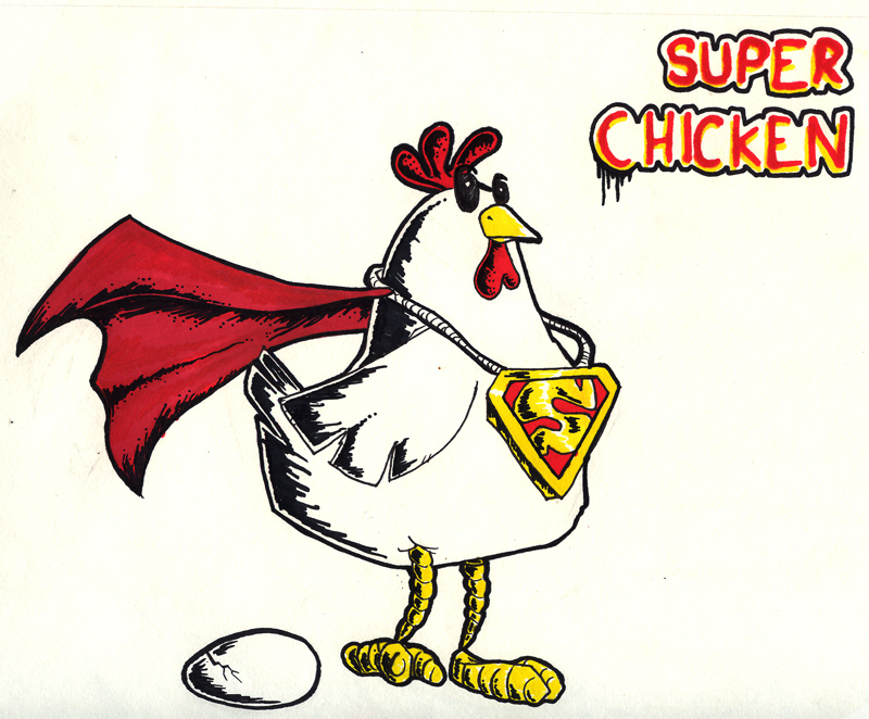 SUPER CHICKEN by shway--dude on deviantART