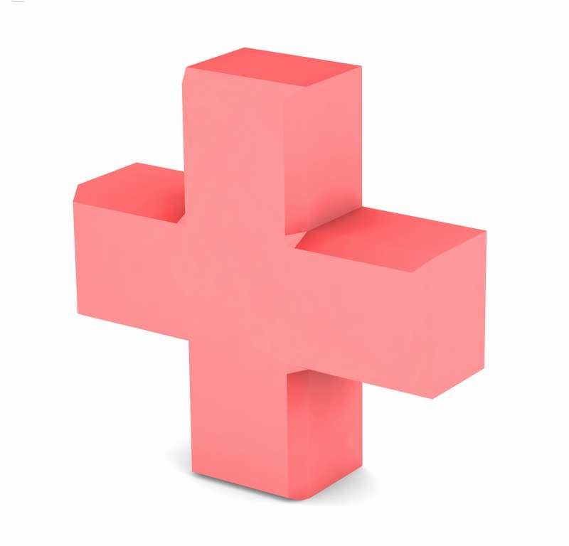 Pink Baptism Cross Clip Art