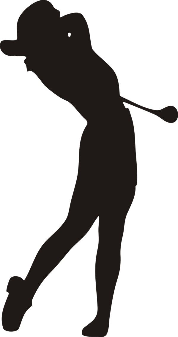 Lady Golfer | Golf | Pinterest - Cliparts.co