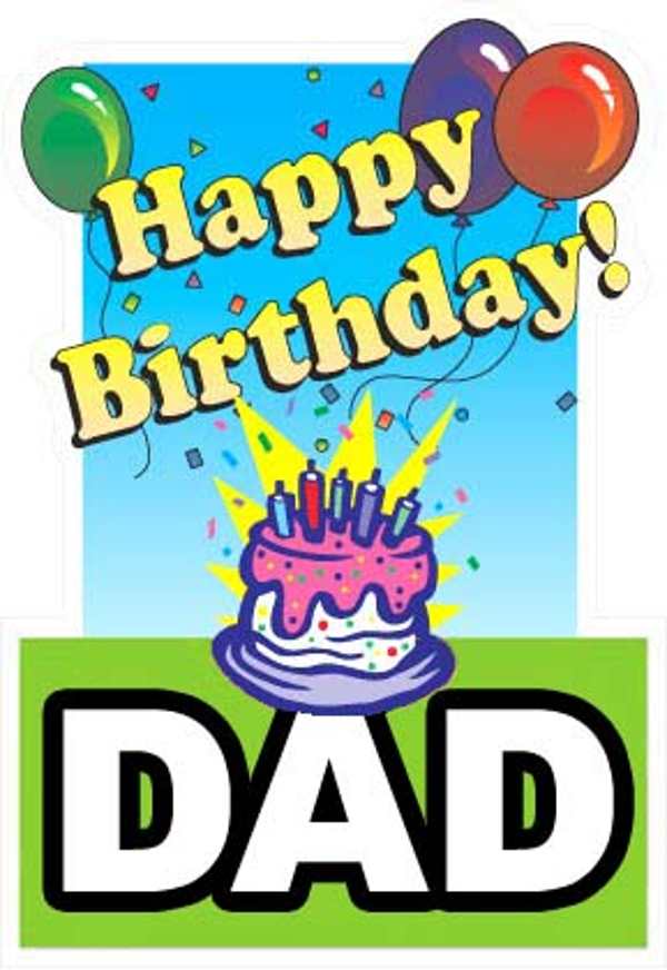 happy birthday dad clipart - photo #3