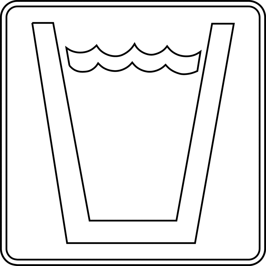 Drinking Water, Outline | ClipArt ETC