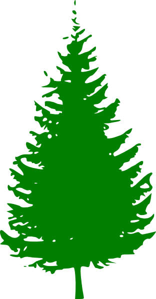 Pine Tree Green clip art - vector clip art online, royalty free ...