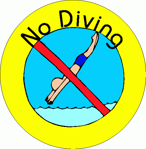 no_diving clipart - no_diving clip art