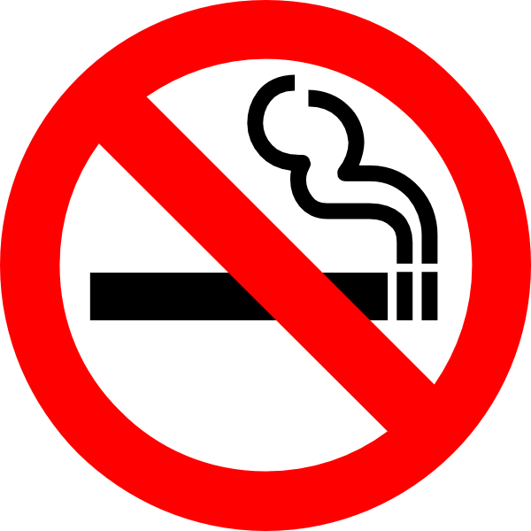 Do Not Smoke clip art - vector clip art online, royalty free ...