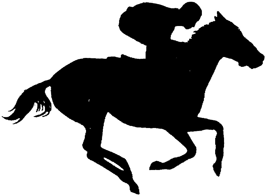 horse jockey clipart free - photo #14