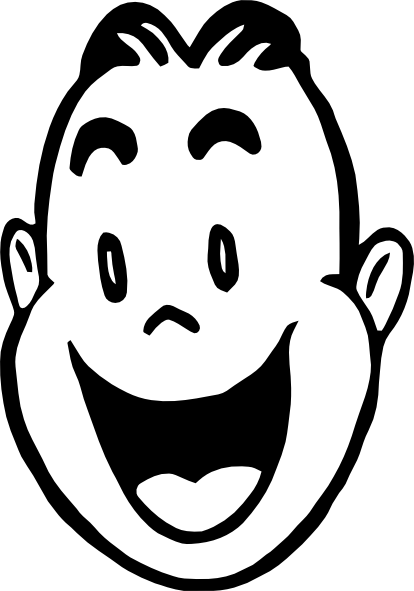 Retro Happy Face clip art - vector clip art online, royalty free ...