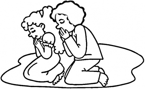 Children Praying coloring page | Super Coloring - ClipArt Best ...