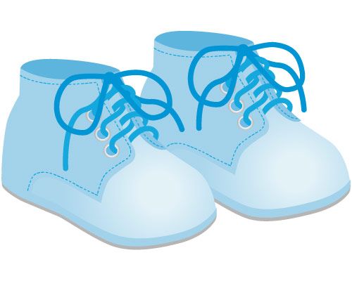 baby booties clipart - photo #1