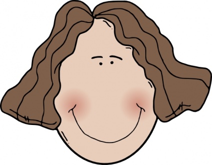 Lady Face clip art - Download free Other vectors