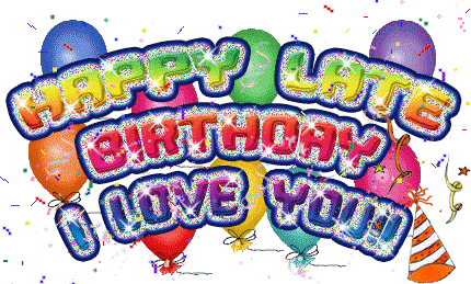 Happy Belated Birthday Clip Art and Images | Download Free Word ...