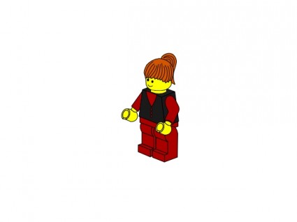 Lego Town Businesswoman Clip Art-vector Clip Art-free Vector Free ...