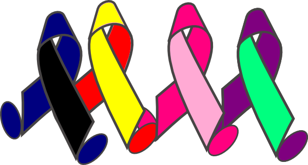 Color Ribbons Walking clip art - vector clip art online, royalty ...
