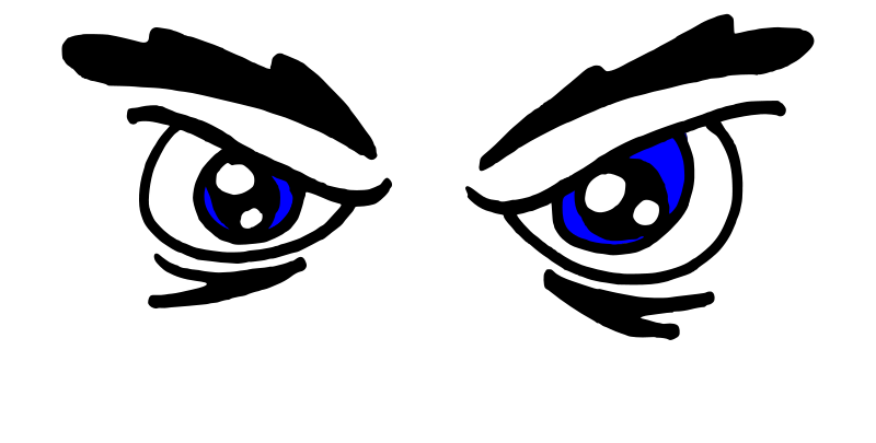 Angry Cartoon Eyes - ClipArt Best