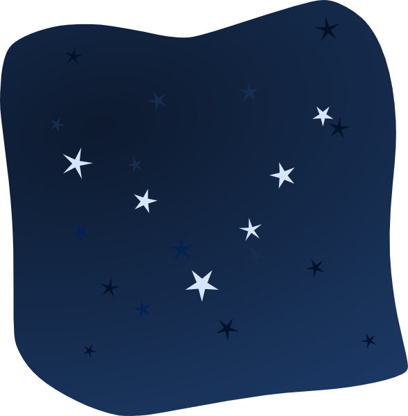 free clipart night sky stars - photo #1