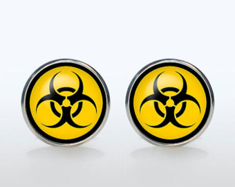 Popular items for biohazard sign on Etsy