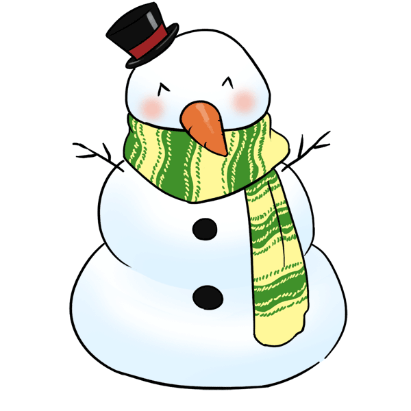 funny snowman clipart - photo #7