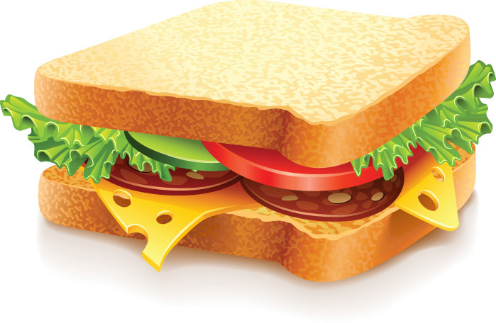Sandwich vector | Vector Graphics Blog